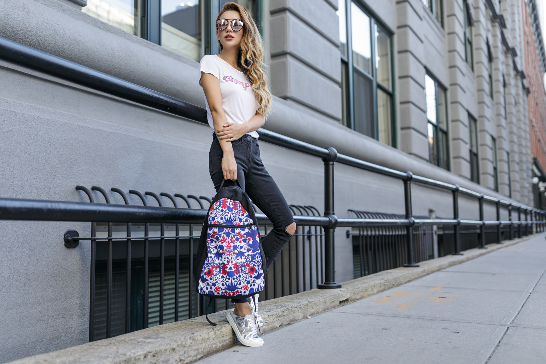 eBay, Backpack, Exclusive, Floral Paisley Print, Rachel Zoe, NOTJESSFASHION, NYC, Top Fashion Blogger, Lifestyle Blogger, Travel Blogger