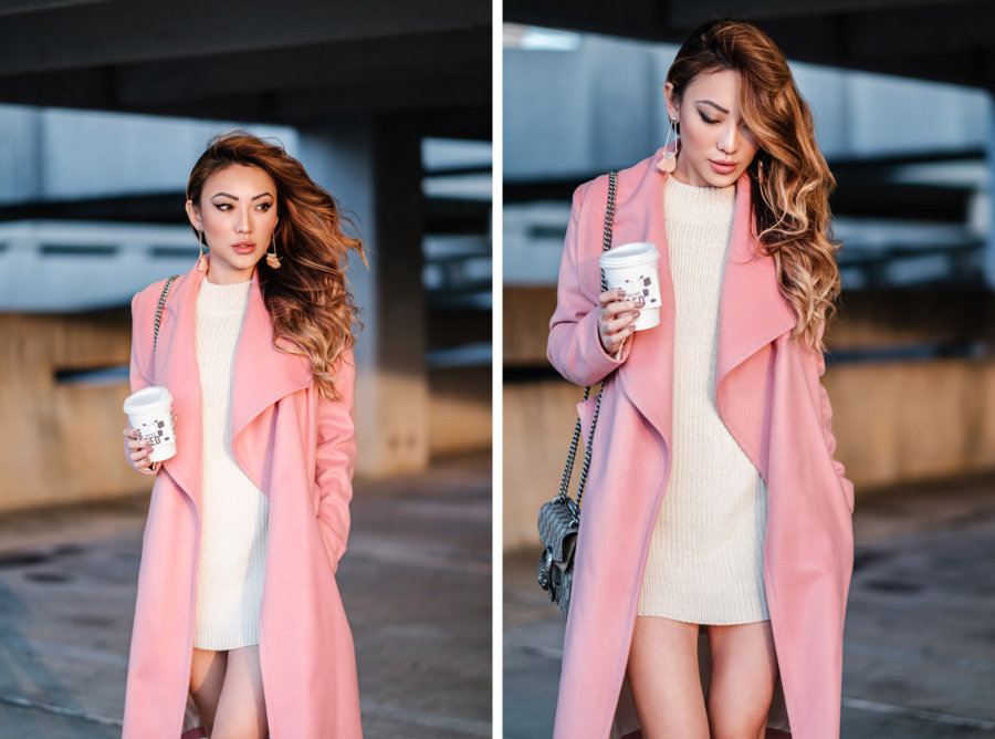 How To Style A Pink Coat // NotJessFashion.com