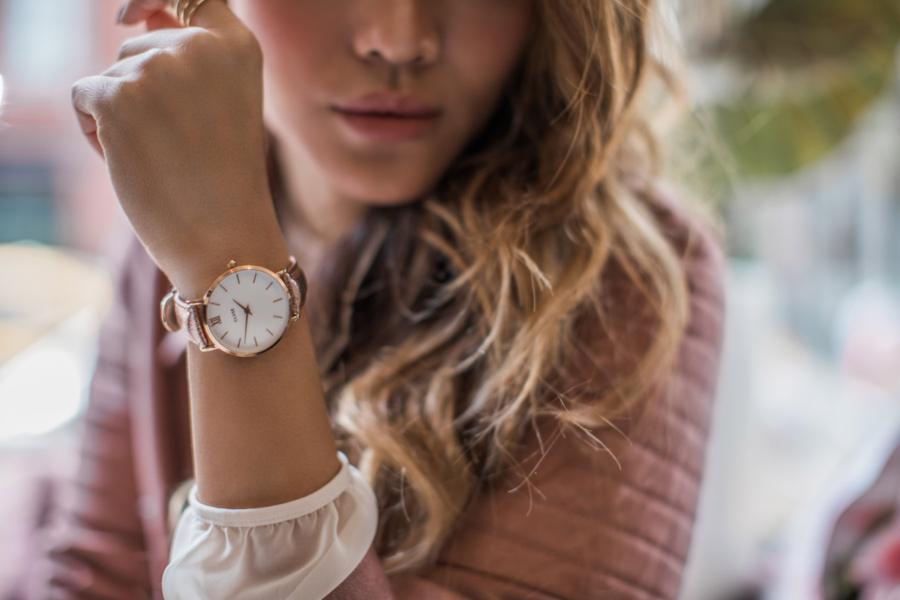 Cluse Minuit Model Rose Gold Watch // NotJessFashion.com