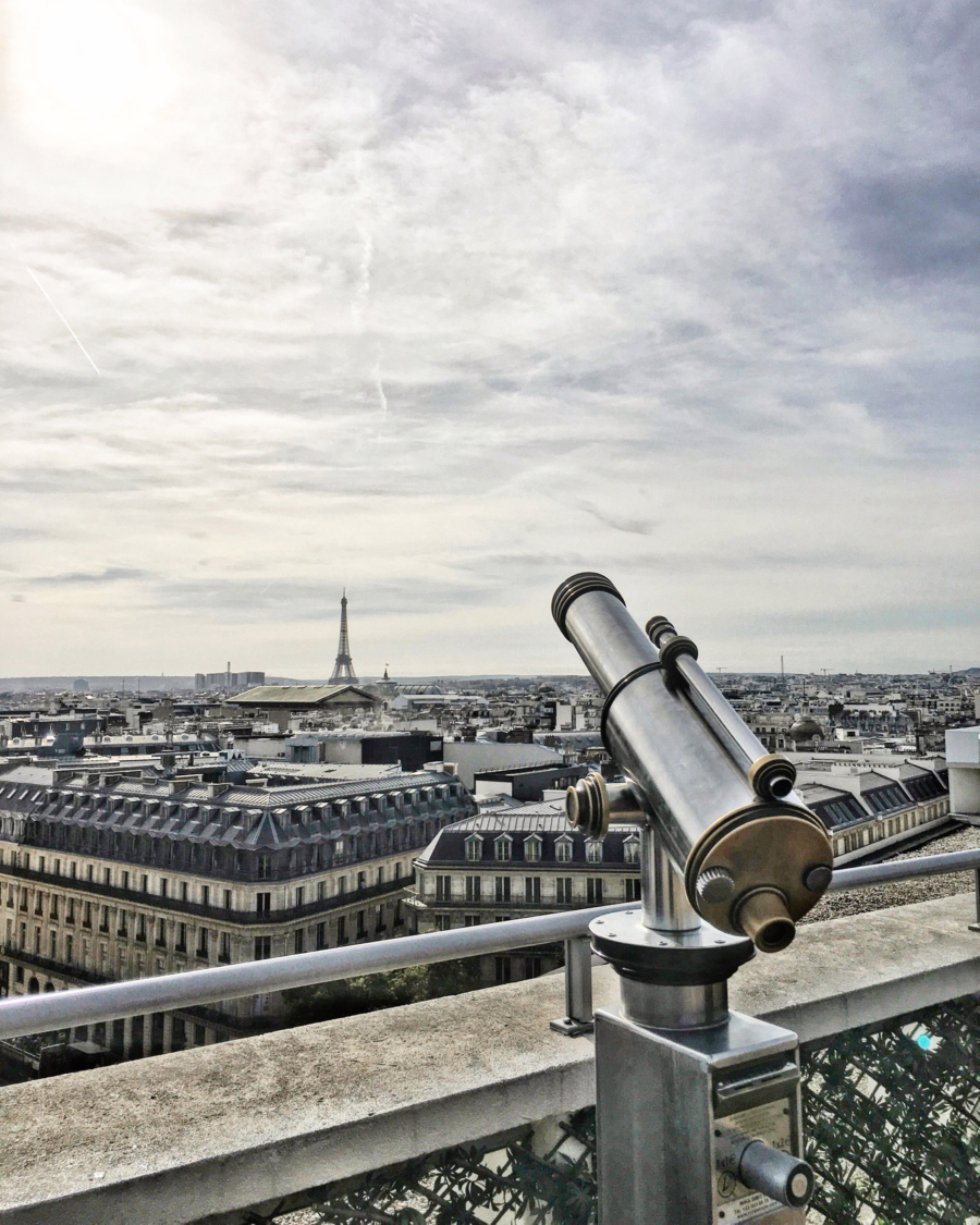 View from Rooftop - Galeries Lafayette Haussmann, Paris // NotJessFashion.com