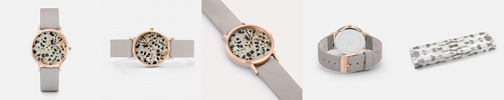 Cluse Watch, La Roche Petite Rose Gold Dalmatian/Grey // NotJessFashion.com