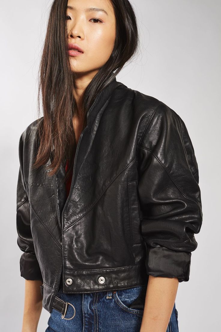 Cropped Leather Jacket - 9 Leather Jacket Styles You'll Be Seeing All Spring // Notjessfashion.com