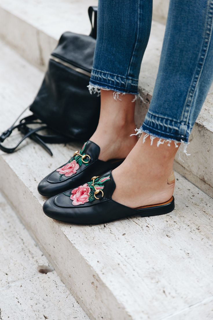 Floral Embroidered Shoes - 7 Pieces That Look Adorable With Flower Embroidery // Notjessfashion.com