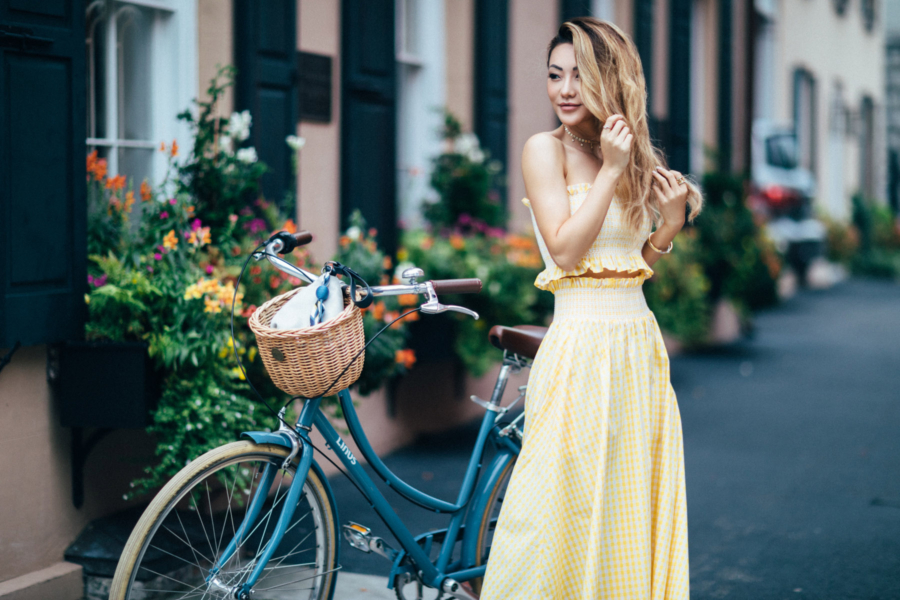 Matching Yellow Gingham Set - Travel Guide: 36 hours in Charleston, SC // NotJessFashion.com