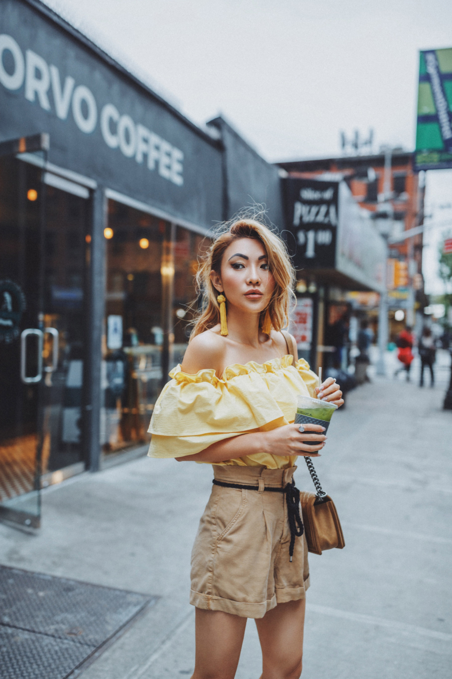 New York Yellow Outfit - The Best Spots for Al Fresco Dining this Summer in New York // NotJessFashion.com