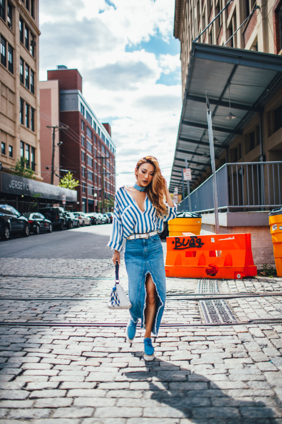 Denim Streetstyle - The Essential Guide to Pulling Off Summer Stripes // NotJessFashion.com