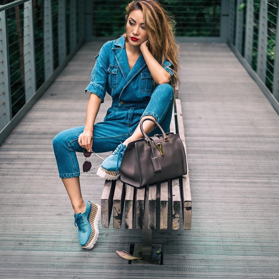Denim Jumpsuits - Instagram Roundup: Summer Outfits That Will Make You Look And Feel Cool // NotJessFashion.com