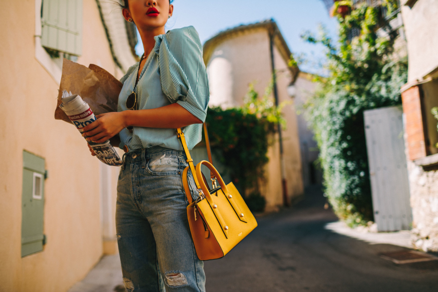 Botkier Sandals and Yellow Bag - Neutral Sandals Comfortable Enough for Anywhere // Notjessfashion.com