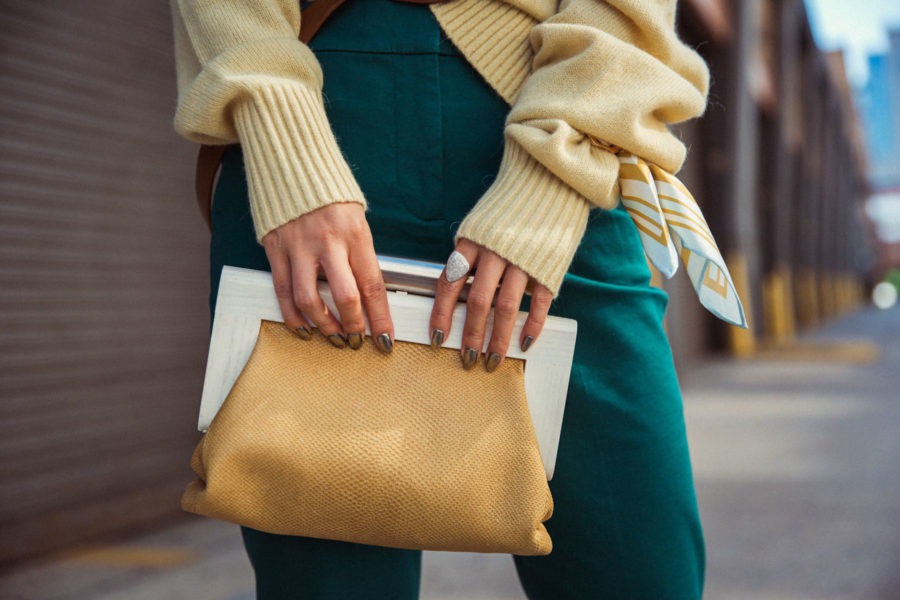 Yellow and Green NYFW Day 3 Street Style // NotJessFashion.com