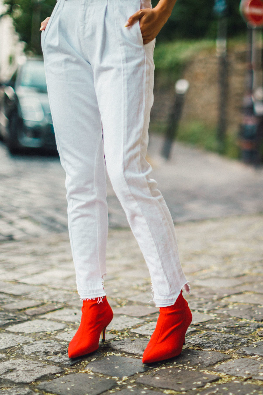 Wear Red Ankle Boots for Fall // Notjessfashion.com