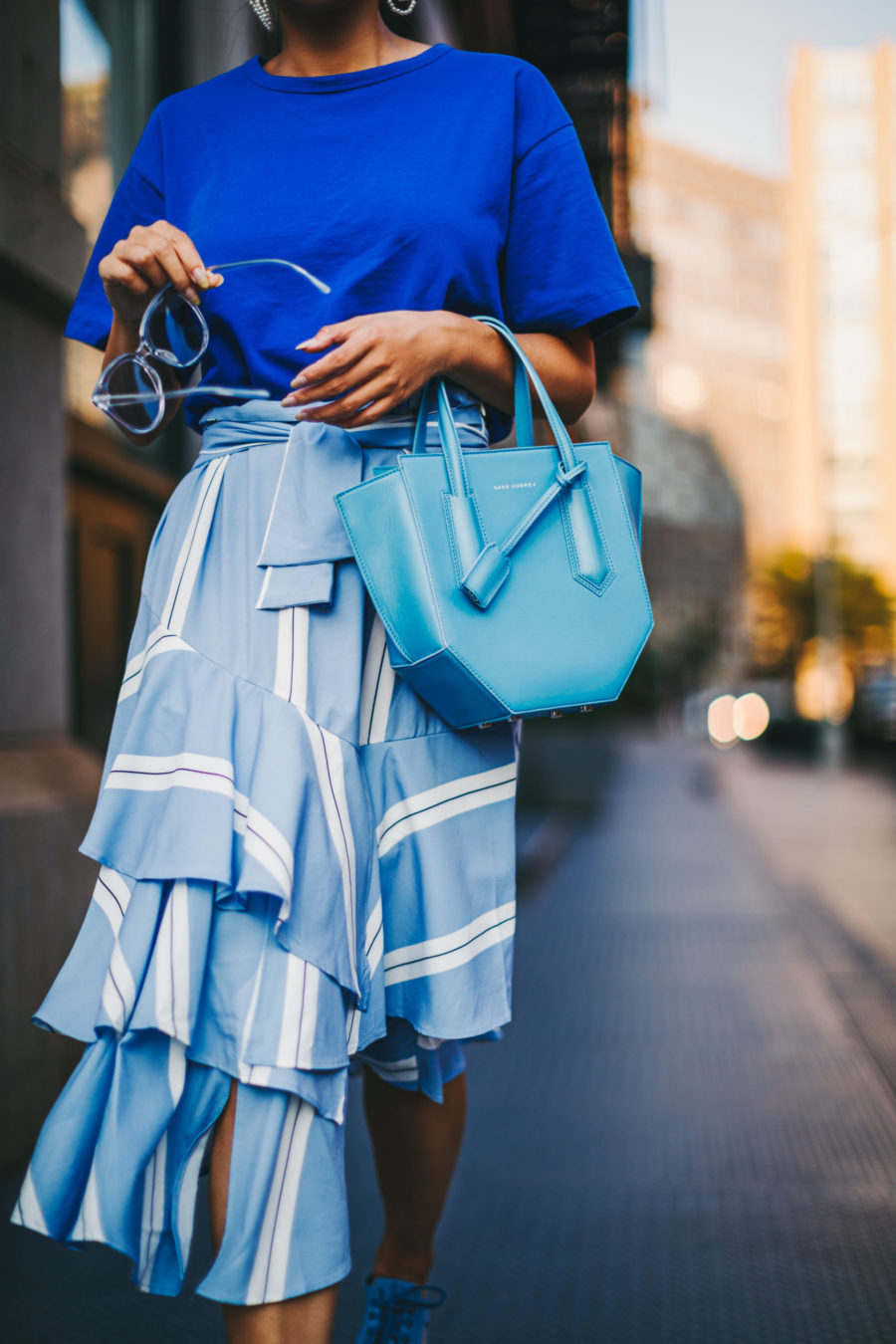 Blue monochromatic effortlessly cool look // NotJessFashion.com