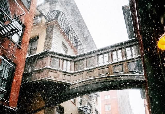 Places for Great Snow Photos - TriBeCa, Staple Street, in the Winter // Notjessfashion.com