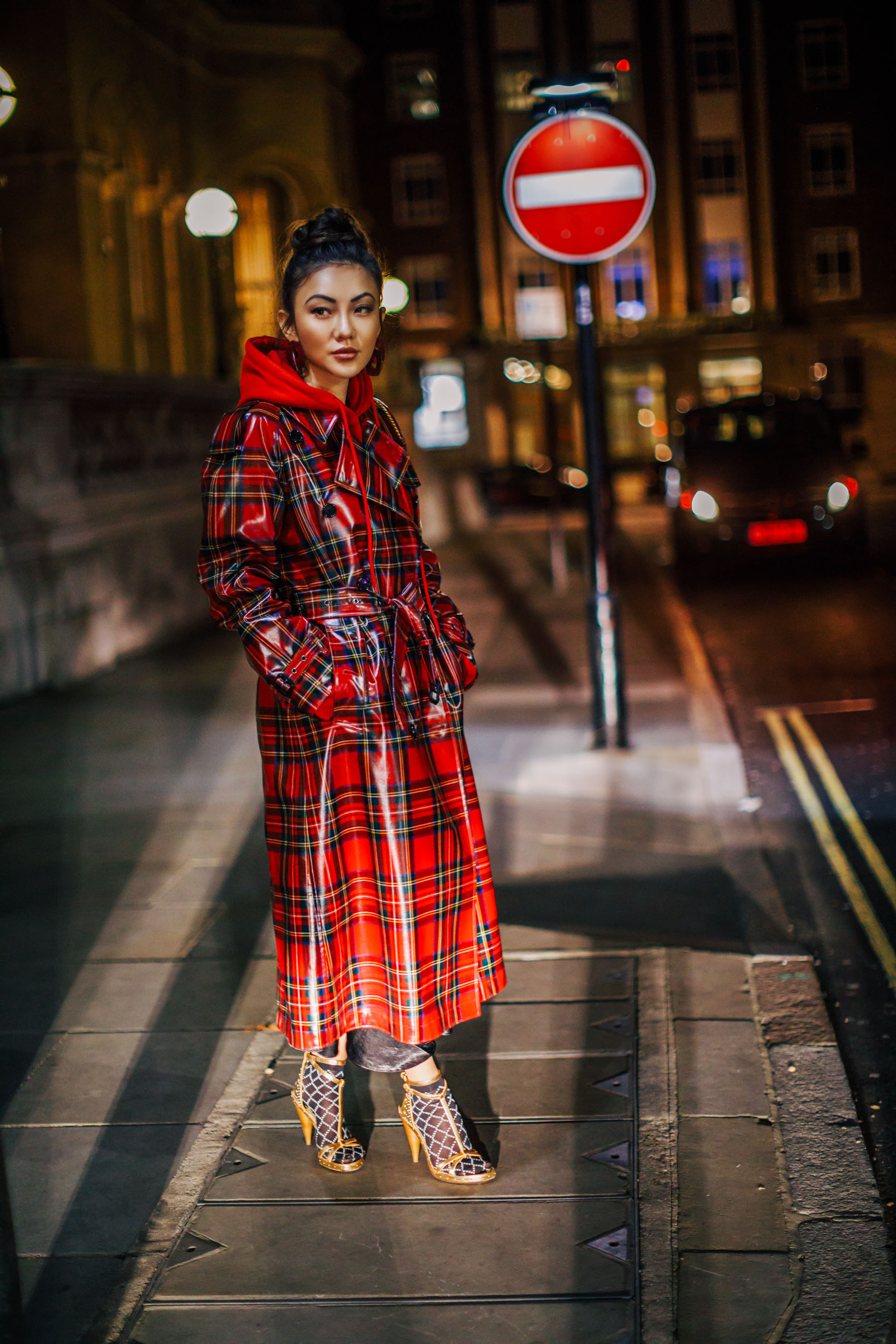 London Fashion Week Recap - burberry trench coat, socks with sandals // Notjessfashion.com