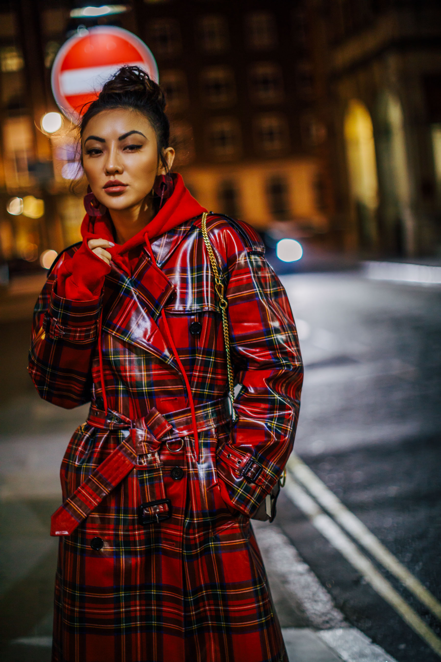 London Fashion Week Recap - burberry trench coat, socks with sandals // Notjessfashion.com