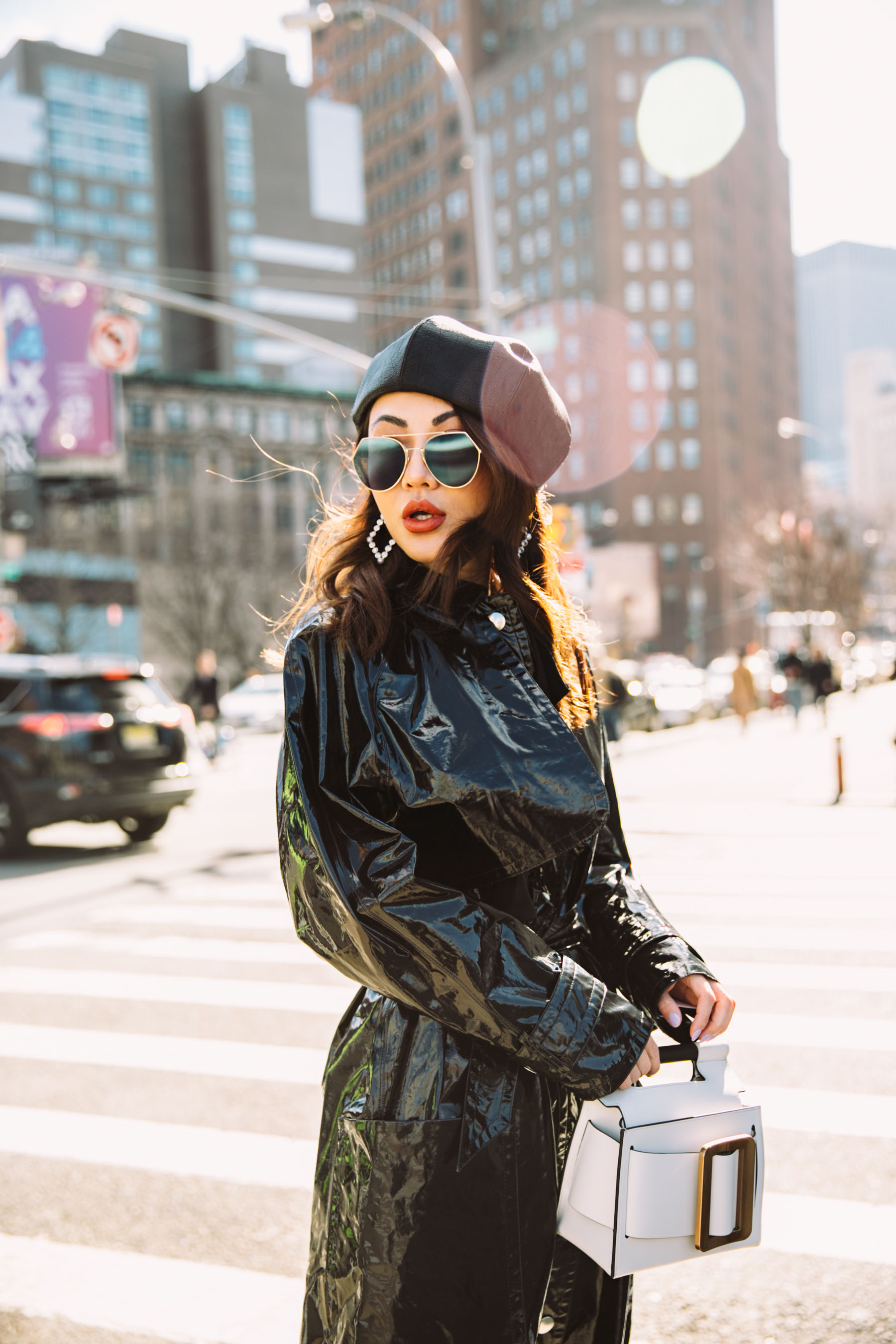 HOW TO WEAR VINYL LIKE A STREET STYLE STAR - Jessica Wang