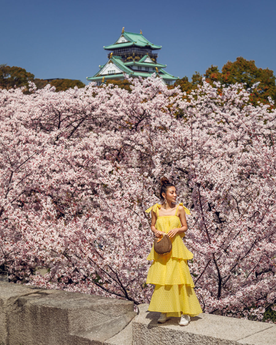 5 Best Colors to Wear This Summer & Stand Out - yellow tiered dress, yellow sundress // Notjessfashion.com