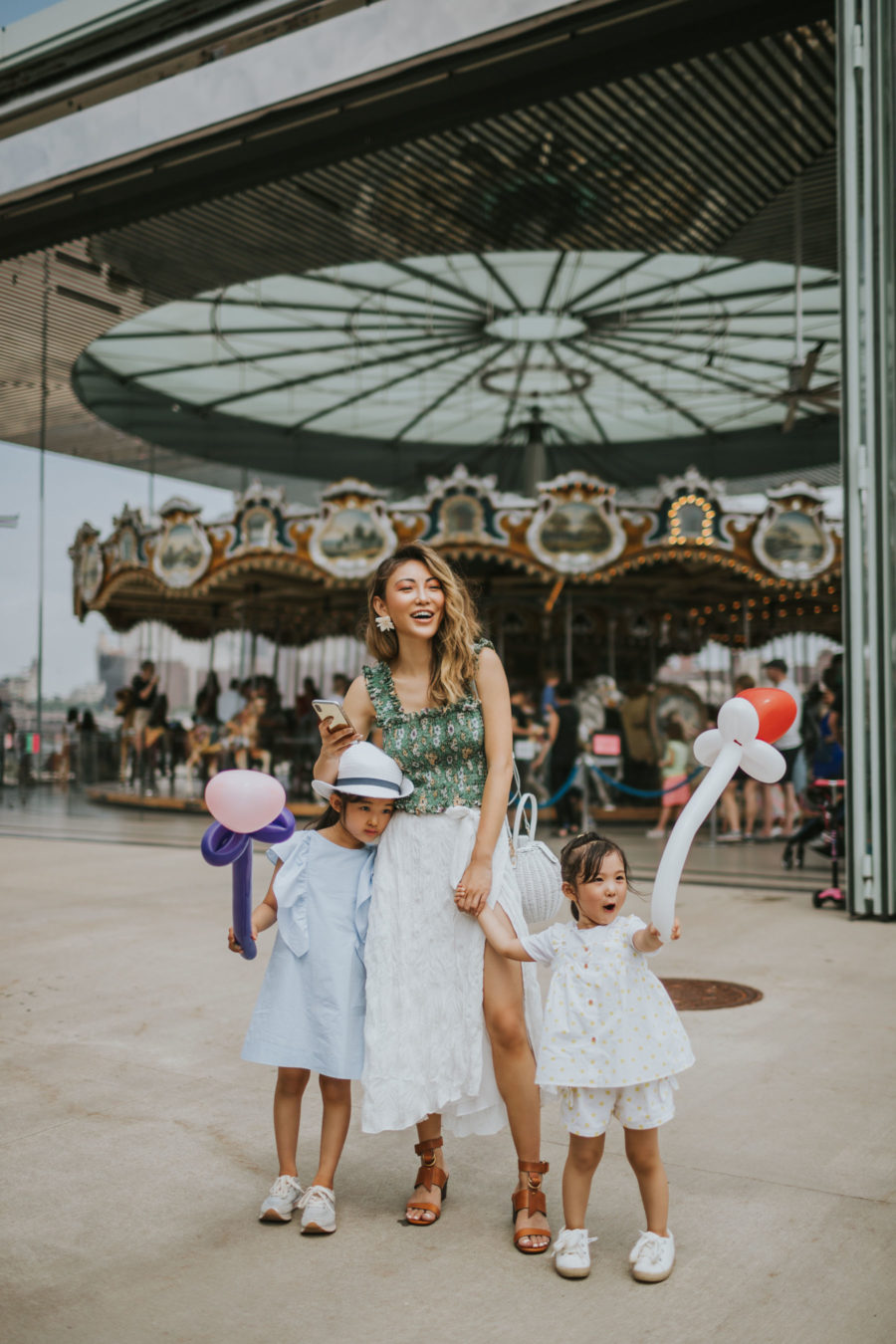 Step Up Your OOTD Photography with These Summer Outfit Details - gauze wrap skirt, chloe sandals, smocked crop top, chic summer outfit // Notjessfashion.com