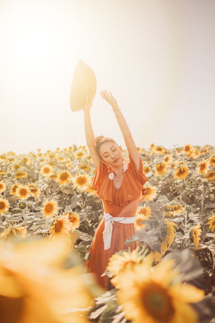 Sunflower Field in Provence, Provence France // Notjessfashion.com