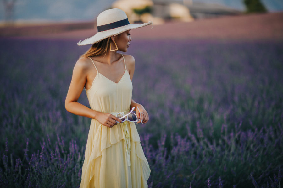 Products Worth Buying from Sephora VIB Sale - yellow dress in provence, marni sandals, white sunglasses // Notjessfashion.com