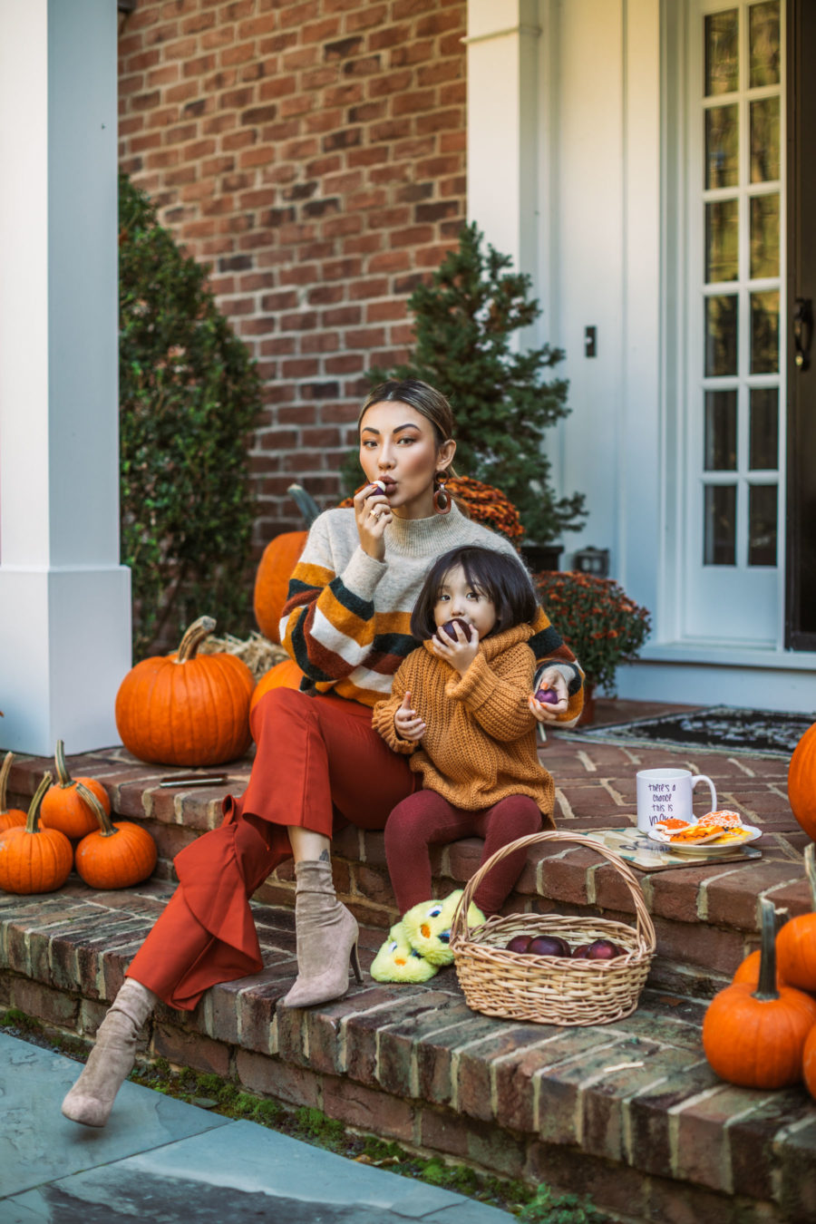 Beauty-inspired autumn celebration featuring EOS Sugarplum Lip Balm // Notjessfashion.com