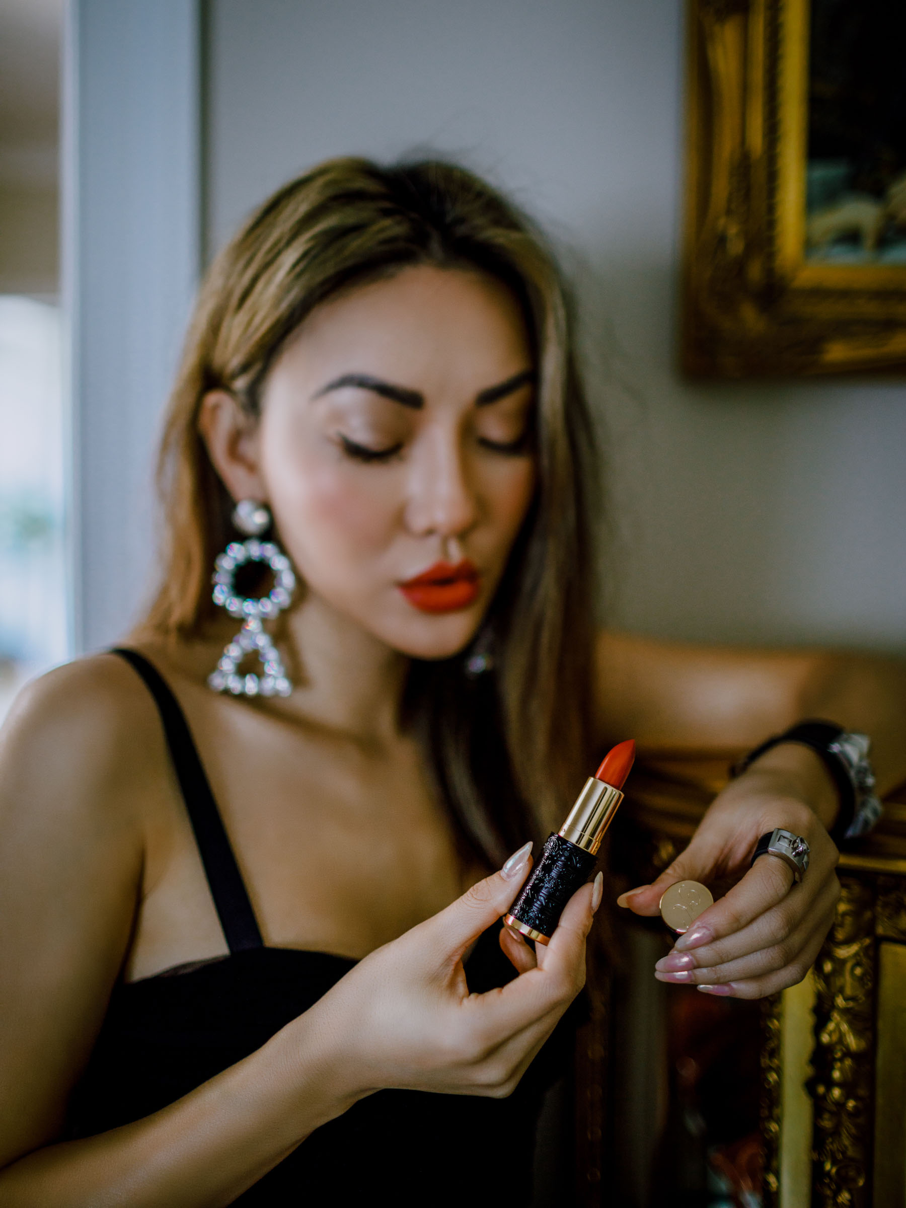 favorite products for congested skin, red lipstick // Notjessfashion.com