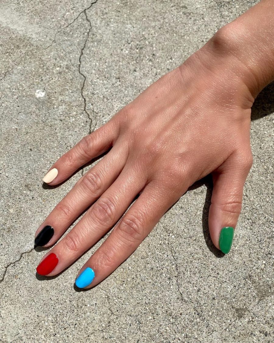 multi-colored nail trends // Jessica Wang - Notjessfashion.com
