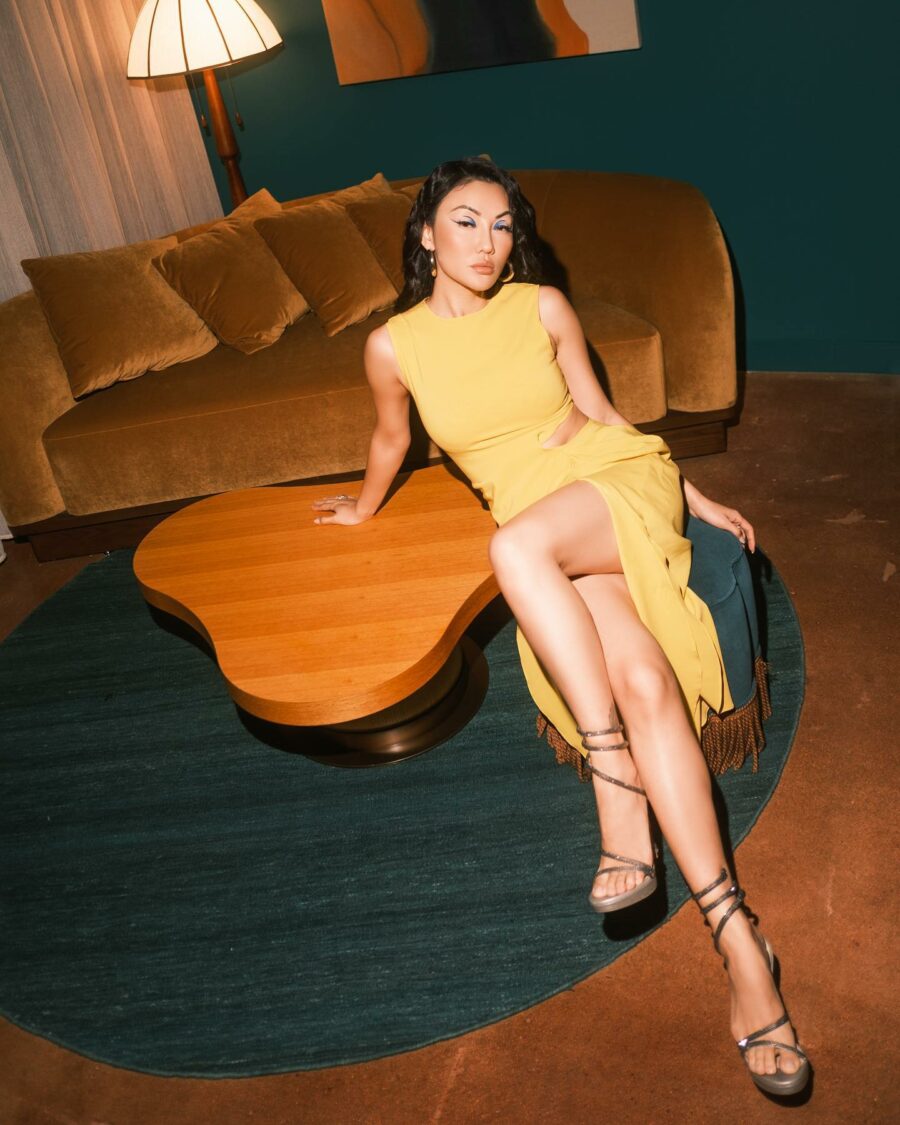 Jessica Wang wearing cut out dress while sharing beauty treatments // Jessica Wang - Notjessfashion.com